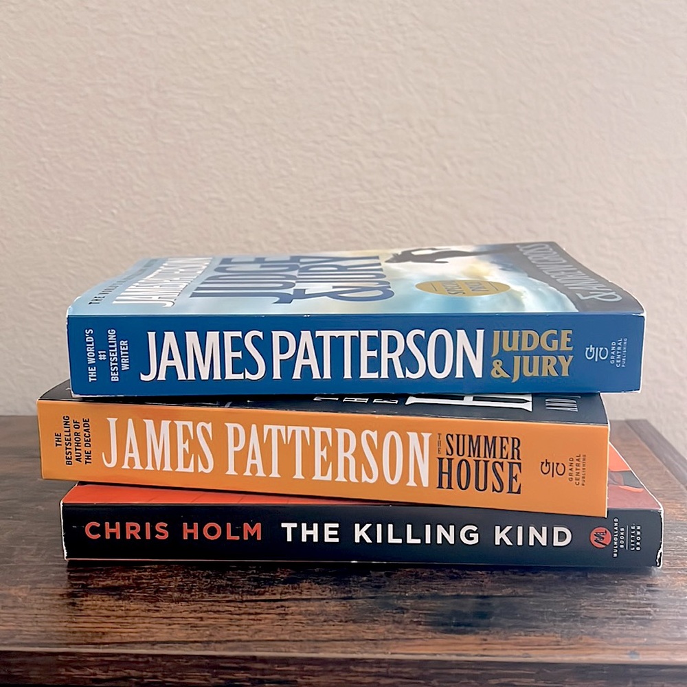 James Patterson Books Chris Holm Reading Judge & Jury Mystery Thriller BookTok